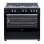 Cuisinière gaz libre 90 cm Continental Edison CECP9060BDD 5 feux Multifonction 95 L Noir Mat