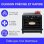 Cuisinière gaz libre 90 cm Continental Edison CECP9060BDD 5 feux Multifonction 95 L Noir Mat
