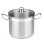 Topf BRA Professionell 24 cm mit Glasdeckel 8,5 L Edelstahl