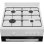 Cuisinière à gaz Indesit I6GGKMWF 60 cm 4 feux 64 L blanc