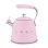 Hervidora SMEG WKF01PK 2,3L Rosa Acero Silbato Universal
