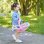 Puppenwagen Corolle Floral Griff 3 Positionen 36-42 cm
