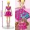 Kit créatif Play-Doh Barbie Ruffles And Bows avec poupée et accessoires