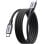 USB-C Kabel Ugreen 55517 1m 100W Magnetisch Nylon Schwarz