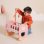 Cuna mecedora pour poupées Smoby Baby Nurse Móvil giratoire 42 cm Rosa