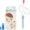 Aspirador nasal NoseFrida con 4 filtros desechables para bebés