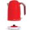 Bouilloire Livoo Dod180r 1,7 L Rouge Résistance Cachée Base 360° Filtre Anti-Calcaire