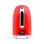Bouilloire Livoo Dod180r 1,7 L Rouge Résistance Cachée Base 360° Filtre Anti-Calcaire