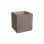 Pot carré Artevasi Sydney 30 cm Taupe Mate 21 L Plastique Texturé