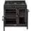 Cocina de gas tipo piano Continental Edison CECP903FB 90 cm 5 fuegos 3 hornos Negro