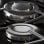 Cocina de gas tipo piano Continental Edison CECP903FB 90 cm 5 fuegos 3 hornos Negro