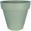 Macetero Riviera Soleilla Rond 50 cm Vert Argile Mat 50 L avec Plateau Amovible