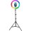 Luz de anillo Powerton WPRL2RGB 13" RGB LED con trípode y soporte para teléfono