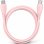 Cable USB 2.0 Tipo-C a Tipo-C Vention 60W 480Mbps 1m Rosa