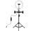 Lampe annulaire LED Puluz 26 cm avec trépied 1,1 m et 3 supports téléphone