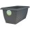 Jardinière Rectangulaire Riviera Evolution Grise 80x40x32 cm 64 L