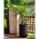 Jardinière Ronde Riviera Granit Tulipe Noir Mat 50 cm 54,5 L