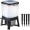 Alimentatore solare per stagni Ubbink 6L automatico con timer copertura 1-3m e pannello LCD