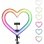 Lámpara anillo LED OEM JM26-10 RGB 10" con soporte móvil y trípode