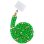 Gancio Celly per Custodie e Accessori per Smartphone Verde