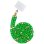 Gancio Celly per Custodie e Accessori per Smartphone Verde