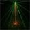 Lâmpada de Efeitos LIGHT4ME Party Light 3 LED RGB laser e controlo remoto