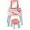 Coiffeuse Ecoiffier Ma Première avec miroir, tabouret et 11 accessoires