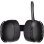 Auriculares Krux Crave Pro Wireless inalámbricos USB para gaming y multimedia negros