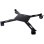Porte-plante à roulettes Nature ajustable, métal noir, 4 bras extensibles, 34-51 cm, 100 kg