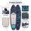Prancha SUP Inflável Funwater 50B com Assento 350 cm 200 kg
