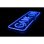 Neón Gaming PREYON Purple Eye Bait & Blue Eye Bait USB 42x28,5 cm