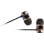 Auriculares SoundMagic E10C com cabo Mini Jack 3,5 mm, microfone e controlo de volume, castanho