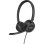 Kopfhörer ZOY ZHS40 mit Kabel Mini Jack und USB, Mikrofon und Steuerung, schwarz