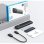 Kieszeń Orico M2 NVMe USB-C 10 Gbps Aluminio Negro con Refrigeración Pasiva