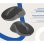 Ratón ZOY ZMS88 Bluetooth USB Wi-Fi 1600 DPI Schwarz Grau 7 Tasten