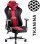 Silla gaming Diablo Chairs X-Player 2.0 tamaño normal tejido rojo-antracita