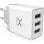 Carregador de parede Krux Quick Charge 3.0 3x USB-A 6A 30W branco