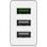 Carregador de parede Krux Quick Charge 3.0 3x USB-A 6A 30W branco