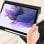 Funda con teclado Strado para Samsung Galaxy Tab S7 FE/ S7 Plus Negro Bluetooth