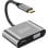 Adaptador USB-C Zenwire 4 en 1 HDMI 4K VGA USB 3.0 Power Delivery 87W