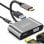 Adaptador USB-C Zenwire 4 en 1 HDMI 4K VGA USB 3.0 Power Delivery 87W