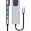 Docking-Station Tech-Protect V3 5-in-1 USB-C HDMI Grau