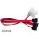 Cable SATA Akasa 6Gb/s 0.5m conector en ángulo Negro