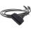 Cable SATA Akasa 6Gb/s 0.5m conector en ángulo Negro