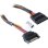 Cable SATA Akasa 6Gb/s 0.5m conector en ángulo Negro