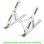 Suporte portátil Swissten Aluminum Pad 10-15" alumínio ajustável e dobrável