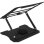 Ergonomischer Laptopständer Mozos N4-BK Höhenverstellbar Faltbar Schwarz