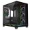 PC-Gehäuse Rampage Sealite 7 Lüfter ARGB ATX Schwarz