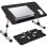 Mesa Gaming Mozos 17" MDF Regolabile Pieghevole Antiscivolo Nera