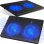 Support Refroidissement Retoo E129 15,4" Ventilateurs USB LED